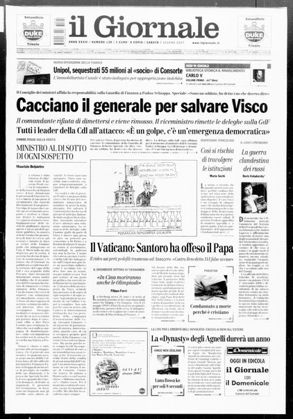 Il giornale : quotidiano del mattino